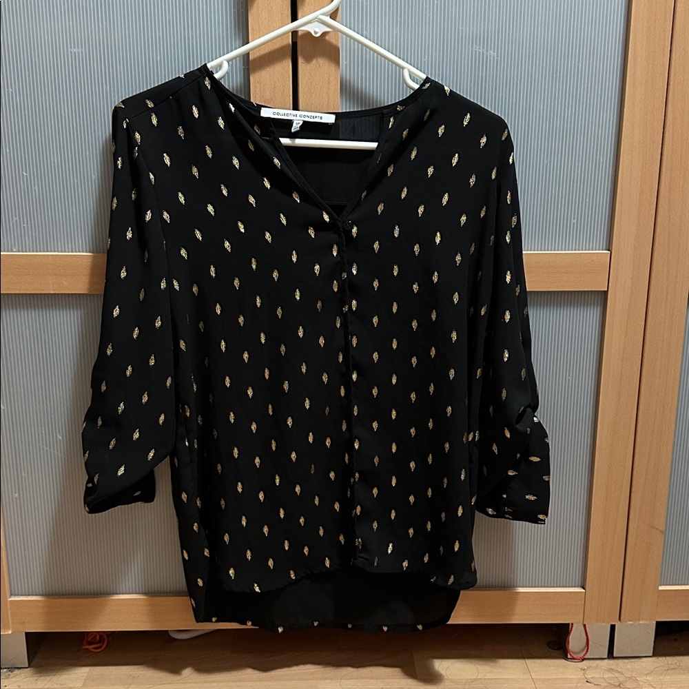 SP Collective Concepts Sarkise Single Button Blouse stitch fix